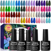 JEWHITENY 45pcs kit color swatches show vibrant salon-ready shades.