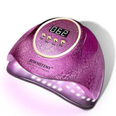 JEWHITENY Pink UV Gel Nail Lamp front view, stylish home-salon appeal