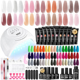 JEWHITENY poly gel colors 14-collection swatches for versatile nail artistry.