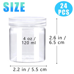 Jgalnim wide-mouth 4oz jar shows contents clearly for quick makeup checks.