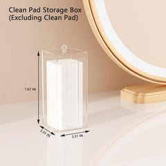 JHJFRAWY cotton pad dispenser lid access supports quick face cleansing and makeup removal.
