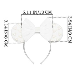 JIAHANG mouse ears beads and pearls close-up detail for festival looks.