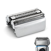 JIANCENGYU 83M replacement head close-up for Braun Series 8 shows precise fit for comfortable shaves.