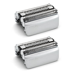 JIANCENGYU 83M replacement head front view shows precision blades for a smoother shave.