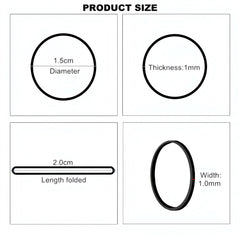 JIANYI mini rubber bands kids ponytail usage for secure hold