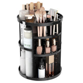 Jiavarry rotating makeup organizer with 360-degree rotation for quick cosmetic access