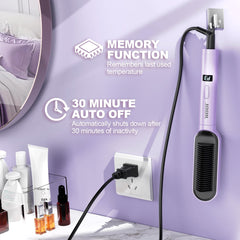JIGGL straightening brush for sleek, straight styling with ease