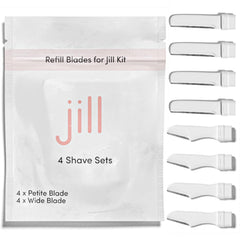Jill dermaplane refill petite blades for precise facial hair removal