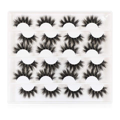 JIMIRE faux mink lashes show cruelty-free texture for everyday elegance.