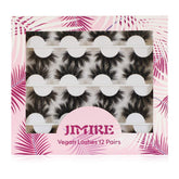 JIMIRE fluffy high-volume lashes deliver dramatic volume for an evening look.