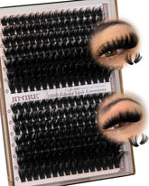 JIMIRE Lash Clusters 260D mega-volume pack ready for bold at-home looks.