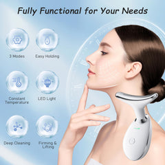 Jinstyles Neck and Face Tool ergonomic-handle for comfortable daily use.