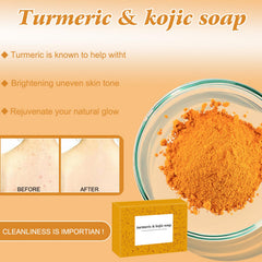 jioijioi turmeric face scrub pads soft texture ideal for daily exfoliation