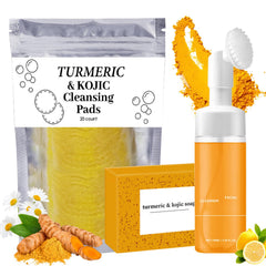 jioijioi turmeric wash care set front view for deep cleansing and nourishment