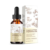 JISKG Cyperus Rotundus Oil bottle shows pure oil for gentle skin care.