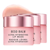 JLO Beauty Beso Balm Lip Mask vanilla-scent gloss finish for daytime hydration.