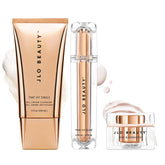 JLO BEAUTY starter kit cleanser bottle with silky gel-to-cream texture for gentle makeup removal