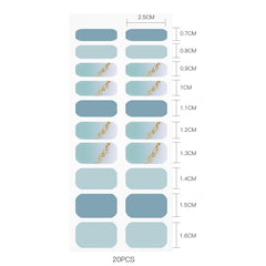 JMEOWIO semi-cured gel nail wraps ready to use for quick manicure