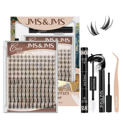JMS&JMS lash-clusters-kit-144pcs blends naturally with an invisible band for everyday comfort.