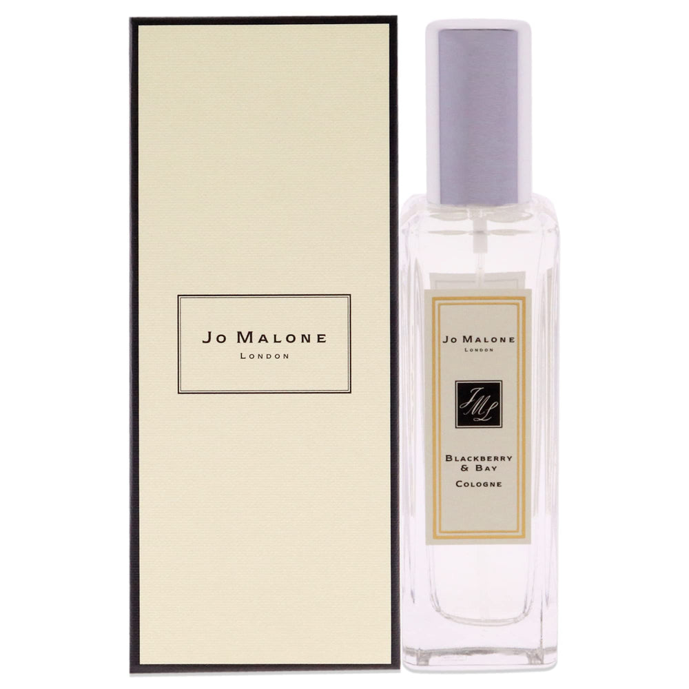 Jo Malone Blackberry & Bay bottle close-up for a refined scent experience.
