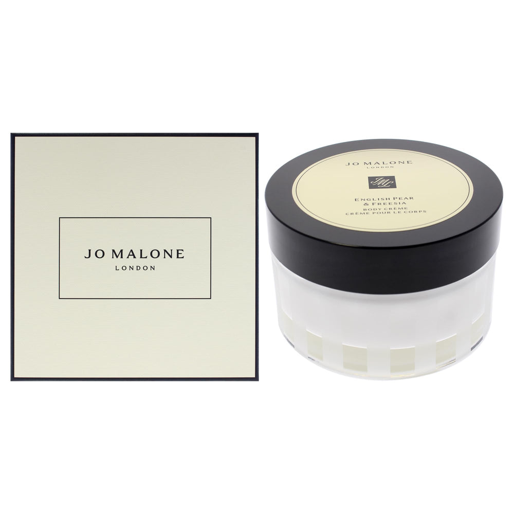 Jo Malone English Pear & Freesia Body Creme front view highlighting rich hydration
