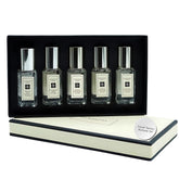 Jo Malone English Pear & Freesia travel bottle in the mini set for on-the-go scent ideas.