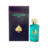 Jo Milano Game of Spades Win bottle—unisex fragrance for evening wear and confident presence.