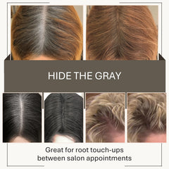 Joan Rivers Great Hair Day mirror included helps precise placement between washes.