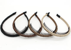 Adjustable-fit JOBAND headband demonstrates comfortable wear after light heating.