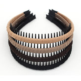 JOBAND four-piece hairbands with non-slip zigzag grip keep hair in place during workouts.