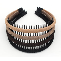 JOBAND four-piece hairbands with non-slip zigzag grip keep hair in place during workouts.