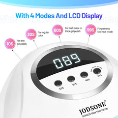 JODSONE 72-beads UV lamp close-up shows dense beads for efficient curing.