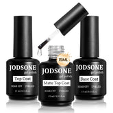 JODSONE base coat bottle ready for smooth foundation and lasting manicure.