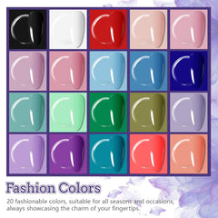 JODSONE base coat and glossy top coat for durable shine.