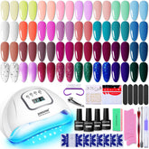 JODSONE gel nail kit color palette for versatile at home manicures.