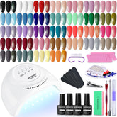 JODSONE gel nail polish kit main view shows lamp for at-home manicure