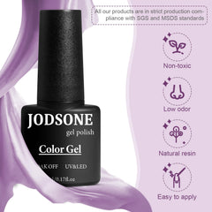 JODSONE matte top coat bottle creates sophisticated, non-gloss look.