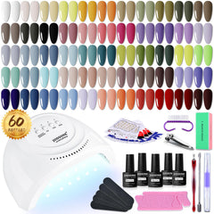 JODSONE gel nail polish kit overview showing a complete DIY manicure set for home use.