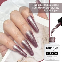 JODSONE nail primer coverage closeup shows prep for smoother gel adhesion.