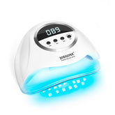 JODSONE U V LED Nail Lamp front view for fast gel curing and even heat distribution.