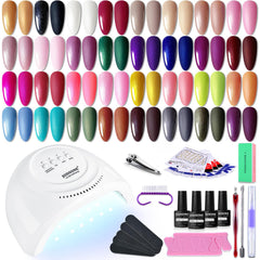 JODSONE gel nail polish starter set packaging with 32 colors and tools for at-home nails