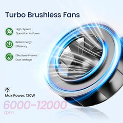 JODSONE nail dust collector rear ventilation focuses on heat dissipation during long sessions.