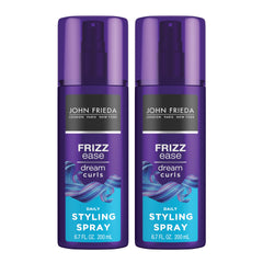 John Frieda Dream Curls daily-styling-spray bottle delivering lightweight definition