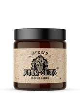Johnny Slicks oil-based pomade jar front for everyday grooming with natural shine