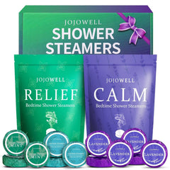 JoJowell shower steamers 12-pack ready for home spa use