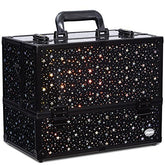 Joligrace makeup case star-pattern front view for easy cosmetics organization on the go