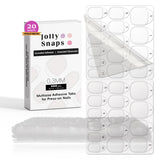Jolly Snaps no-damage tabs packaging shows a 600-count supply for frequent manicures.