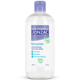 JONZAC Eau Thermale bottle with pour—hydrating micellar water for gentle cleansing