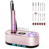 JOSGLOI nail drill 40000rpm front view for fast shaping and smoothing nails.