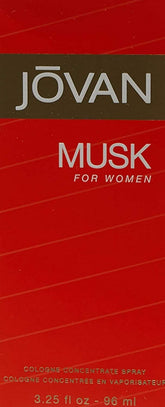 Jovan Musk for Women bottle-front image highlighting timeless design for everyday fragrance.